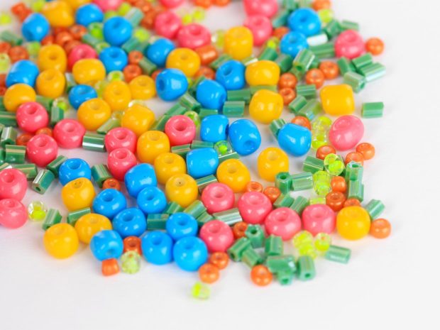perline di plastica