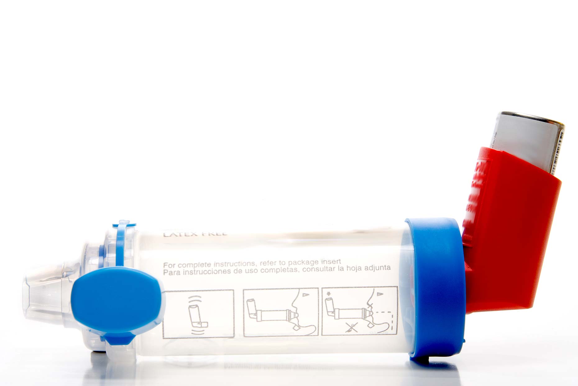 distanziatore per farmaci contro l'asma