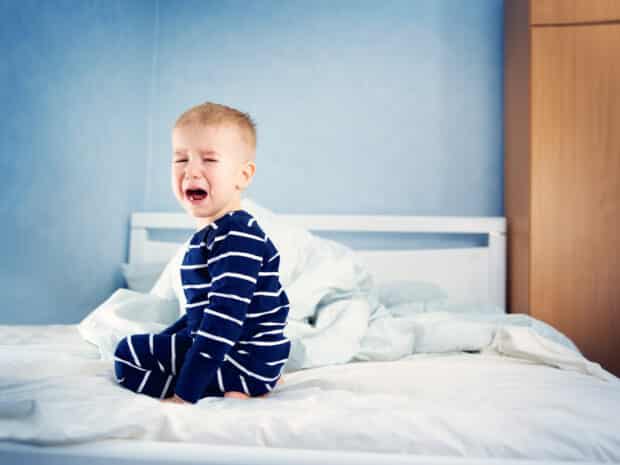 Bambino con regressione del sonno