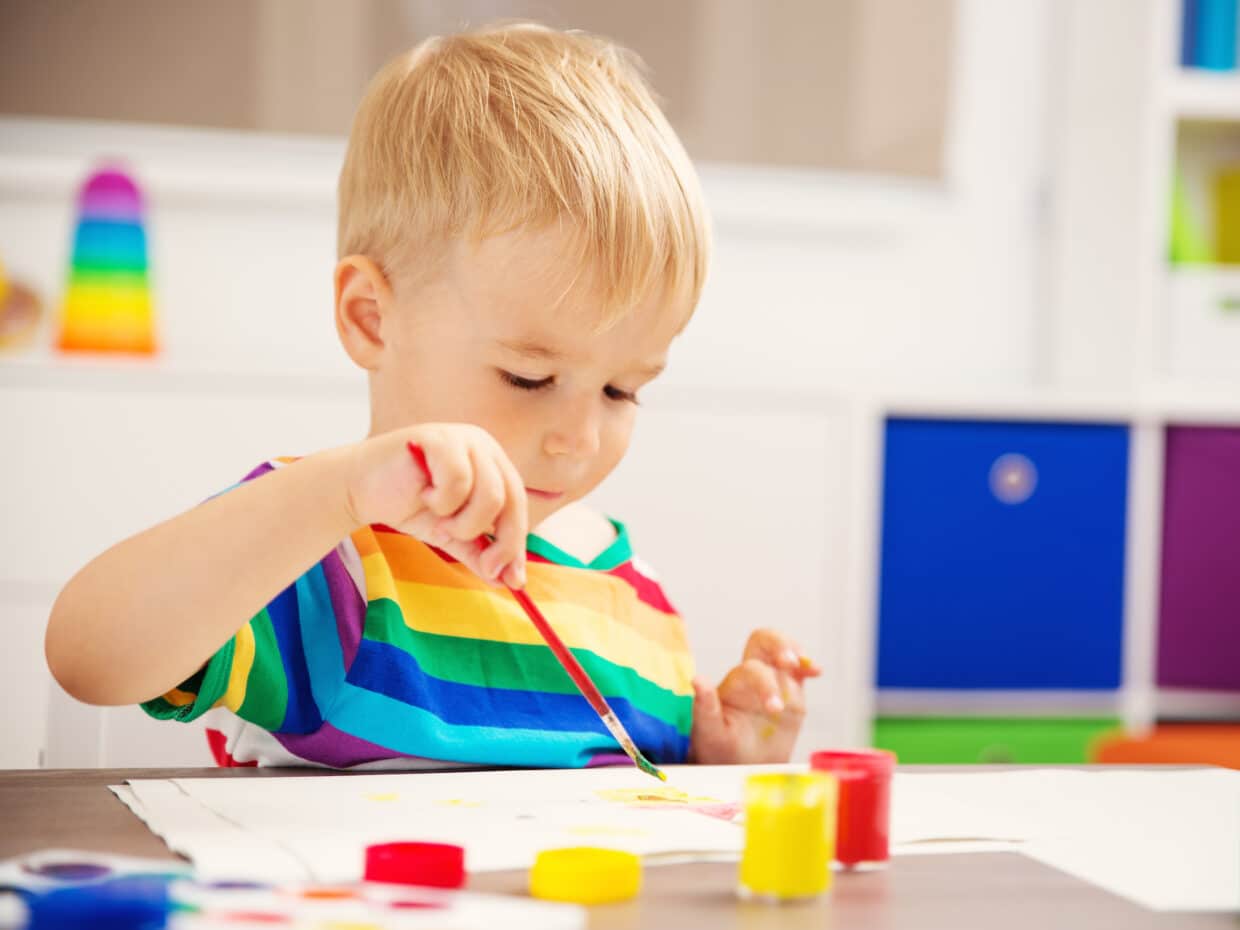 Bambino con Sindrome di Asperger