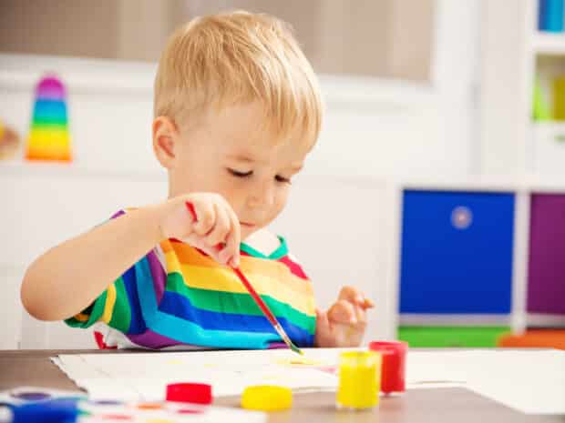 Bambino con Sindrome di Asperger